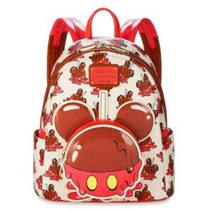 Loungefly Disney Mickey Mouse Candy Apple Mini Backpack Disney Eats NWT​​